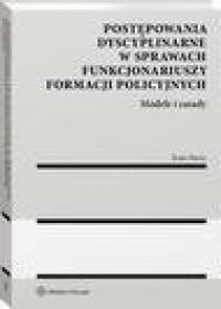Postępowania dyscyplinarne w sprawach - okłakda ebooka