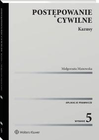 Postępowanie cywilne. Kazusy - okłakda ebooka