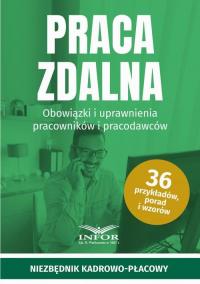 Praca zdalna Obowiązki i uprawnienia - okłakda ebooka