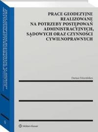 Prace geodezyjne realizowane na - okłakda ebooka
