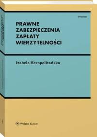 Prawne zabezpieczenia zapłaty wierzytelności - okłakda ebooka