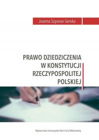 Prawo dziedziczenia w Konstytucji - okłakda ebooka