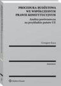 Procedura budżetowa we współczesnym - okłakda ebooka