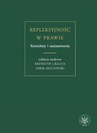 Refleksyjność w prawie. Konteksty - okłakda ebooka