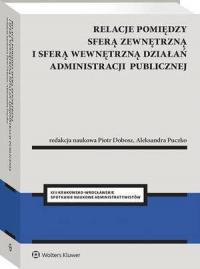 Relacje pomiędzy sferą zewnętrzną - okłakda ebooka