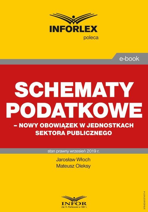 Schematy podatkowe – nowy obowiązek - okłakda ebooka