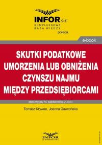 Skutki podatkowe umorzenia lub - okłakda ebooka