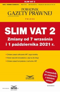 Slim VAT 2 Zmiany od 7 września - okłakda ebooka