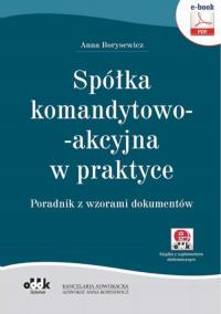 Spółka komandytowo-akcyjna w praktyce. - okłakda ebooka