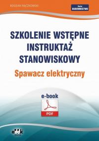Szkolenie wstępne Instruktaż stanowiskowy - okłakda ebooka