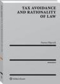 Tax avoidance and rationality of - okłakda ebooka