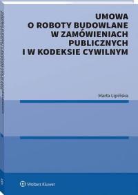 Umowa o roboty budowlane w zamówieniach - okłakda ebooka