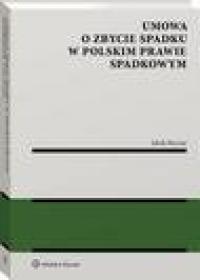 Umowa o zbycie spadku w polskim - okłakda ebooka