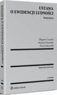 Ustawa o ewidencji ludności. Komentarz - okłakda ebooka
