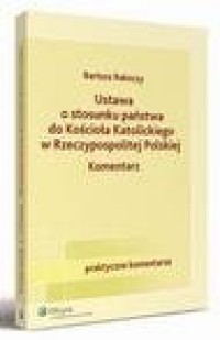 Ustawa o stosunku państwa do Kościoła - okłakda ebooka