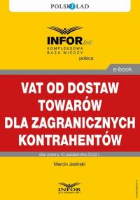 VAT od dostaw towarów dla zagranicznych - okłakda ebooka