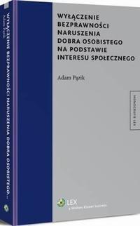 Wyłączenie bezprawności naruszenia - okłakda ebooka