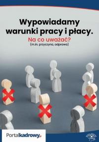 Wypowiadamy warunki pracy i płacy - okłakda ebooka