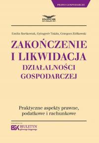 Zakończenie i likwidacja działalności - okłakda ebooka