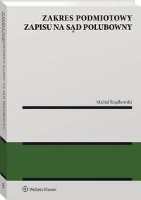 Zakres podmiotowy zapisu na sąd - okłakda ebooka