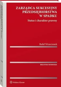 Zarządca sukcesyjny przedsiębiorstwa - okłakda ebooka
