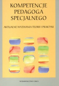 Kompetencje pedagoga specjalnego. - okładka książki