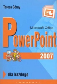 Microsoft Office Power Point 2007. - okładka książki