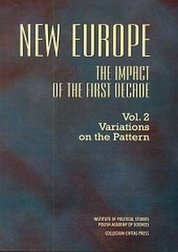 New Europe. The Impact of the First - okładka książki