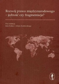 Rozwój prawa międzynarodowego - - okładka książki