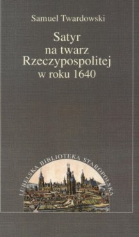 Satyr na twarz Rzeczypospolitej - okładka książki