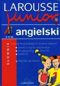 Słownik junior 8-11 lat polsko-angielski - okładka książki