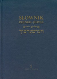 Słownik polsko - jidysz - okładka książki
