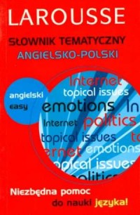 Słownik tematyczny angielsko-polski - okładka książki