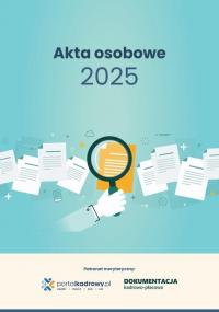 Akta osobowe 2025 - okłakda ebooka