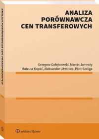 Analiza porównawcza cen transferowych - okłakda ebooka