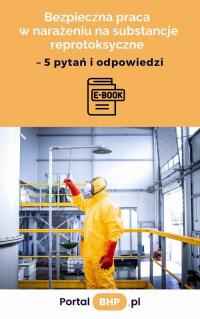 Bezpieczna praca w narażeniu na - okłakda ebooka