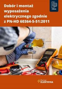 Dobór i montaż wyposażenia elektrycznego - okłakda ebooka
