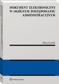 Dokument elektroniczny w ogólnym - okłakda ebooka