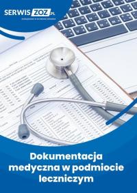 Dokumentacja medyczna w podmiocie - okłakda ebooka