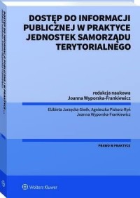 Dostęp do informacji publicznej - okłakda ebooka