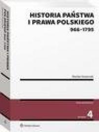 Historia państwa i prawa polskiego - okłakda ebooka