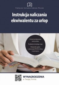 Instrukcja naliczania ekwiwalentu - okłakda ebooka