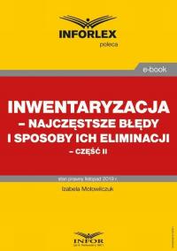 Inwentaryzacja – najczęstsze błędy - okłakda ebooka