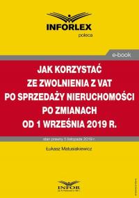 Jak korzystać ze zwolnienia z VAT - okłakda ebooka