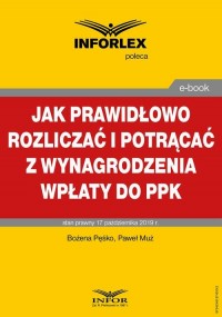 Jak prawidłowo rozliczać i potrącać - okłakda ebooka