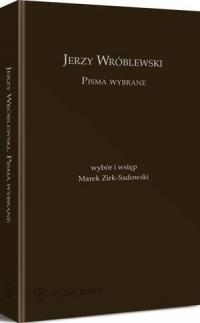 Jerzy Wróblewski. Pisma wybrane - okłakda ebooka