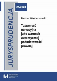 Jurysprudencja 21. Tożsamość narracyjna - okłakda ebooka