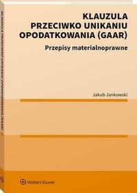 Klauzula przeciwko unikaniu opodatkowania - okłakda ebooka