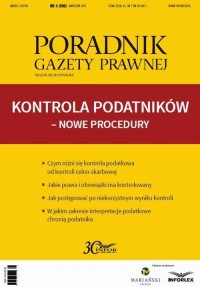 Kontrola podatników – nowe procedury - okłakda ebooka