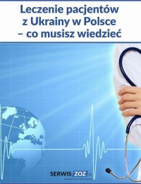 Leczenie pacjentów z Ukrainy w - okłakda ebooka